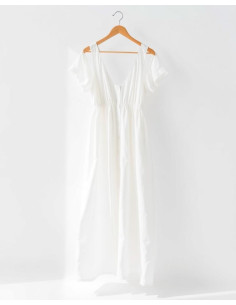 Vestido Lino Blanco